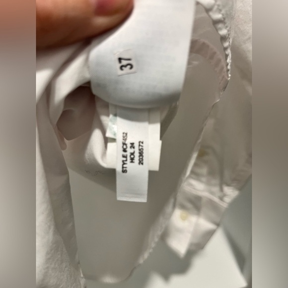 J CREW Embellished Garçon Shirt Tulle Cotton Poplin White $148 size 8 CF452 NEW - Picture 12 of 12